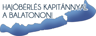 hajó bérlés kapitánnyal felirat